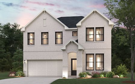 A house with a garage.