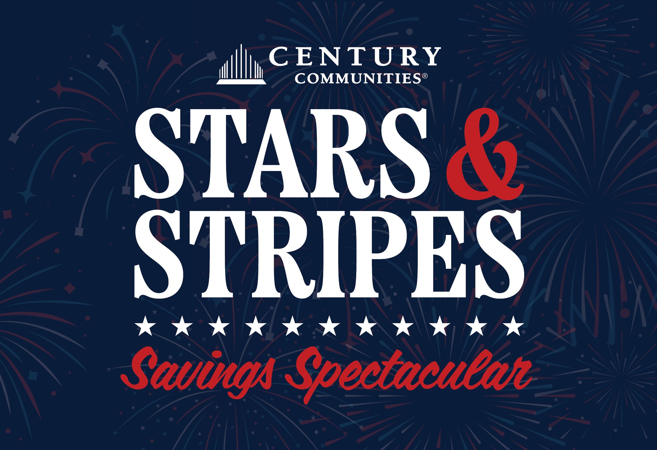 Century Communities Stars & Stripes 2025 promotion slider image